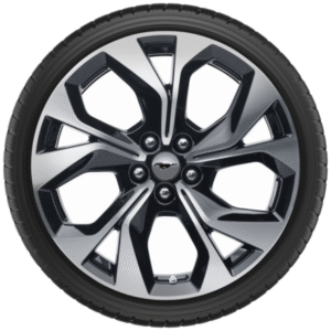 Zimsko platišče iz lahke zlitine 19" 5x2 krakov, svetlo obdelano, črna